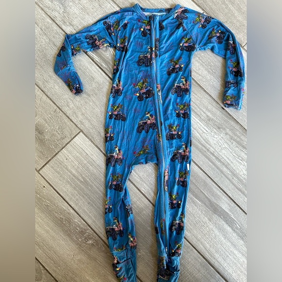 Little Dreamers Designs Other - Fourth of July Dinosuar Toddler Bamboo Convertible One Piece